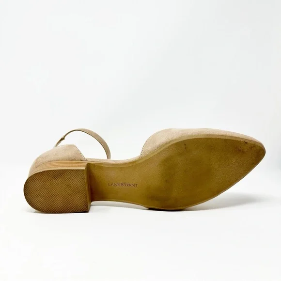 Lane Bryant Women’s Size 11W Ankle Strap Flats - Picture 9 of 10